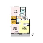 セキュレア須屋 K棟の間取り画像