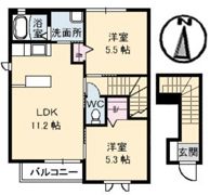 ラ・パルテール平井 参番館の間取り画像