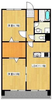 クロノス19蓮台寺の間取り画像