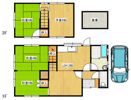 出来庭戸建の間取り画像