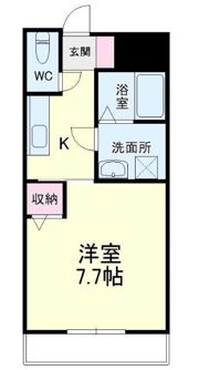 野中第6マンションの間取り画像