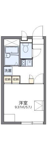 レオパレスサンウッドⅤの間取り画像