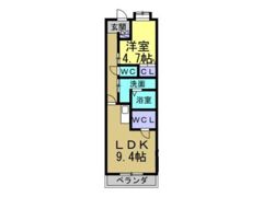 キャッスル常滑 南棟の間取り画像