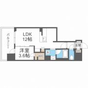 アーバネックス新町の間取り画像