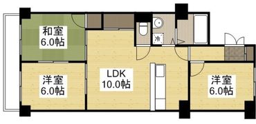 ラ・メール東島田の間取り画像