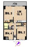 WITH PLACE MORISAKIの間取り画像