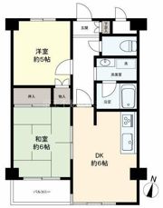 京王むさしのマンションの間取り画像