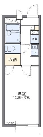 レオパレスさくら2の間取り画像