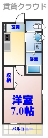 AQUE11の間取り画像