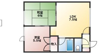 シャンポール桜町の間取り画像