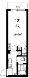 フォセット白楽の間取り画像