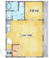 谷田十三マンションの間取り画像