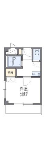レオパレス花つるみⅡの間取り画像