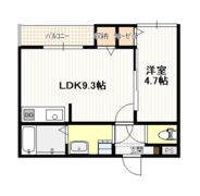 天神新築アパートの間取り画像