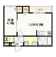 天神新築アパートの間取り画像