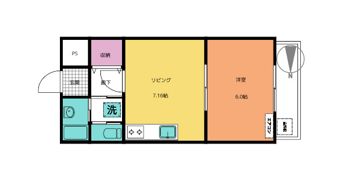 パレ・ドール五反野の間取り画像