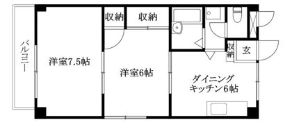 サントハウスの間取り画像