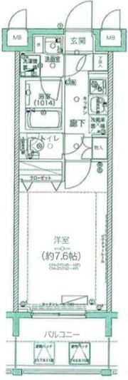 Le’a横濱関内壱番館の間取り画像