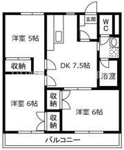 プレミール瀬名の間取り画像