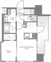グローベル横濱大通り公園南の間取り画像