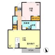 ステラマリス Bの間取り画像