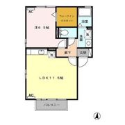 神立の杜 Aの間取り画像