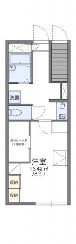 レオパレスグリーンヒルの間取り画像