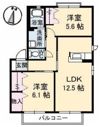 ロイヤル フェルティ D棟の間取り画像
