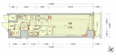 グランヴァン東中野Ⅲの間取り画像