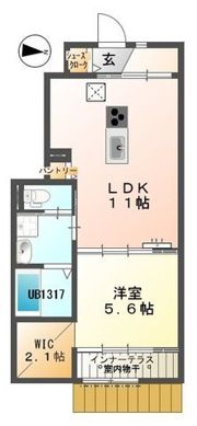 Wisteria（ウィステリア）の間取り画像