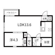 道徳テラスの間取り画像