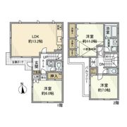宮坂戸建の間取り画像