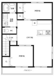 ピース・エルヴィータA棟の間取り画像