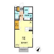 ベルテの間取り画像