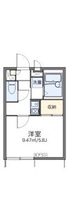 レオパレスメゾン田中Ⅱの間取り画像