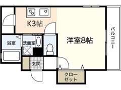 ビューテラスオクムラの間取り画像