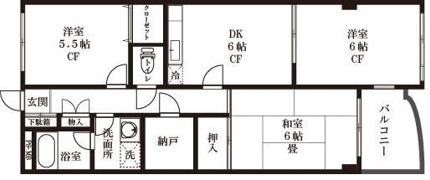 エムズフラットの間取り画像