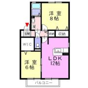 レリアコートCの間取り画像