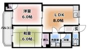 ロータリーマンション大日の間取り画像