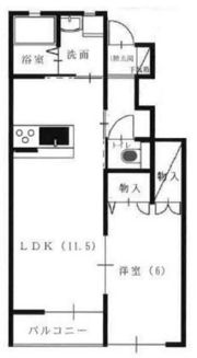 カーサ・パーチェ 南棟の間取り画像