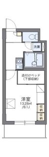 レオパレスウィステリア2の間取り画像