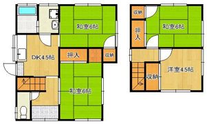 篠崎4丁目貸家の間取り画像