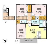 グランシャリオ山ノ神の間取り画像