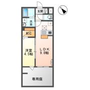 木更津市金田西新築アパートの間取り画像