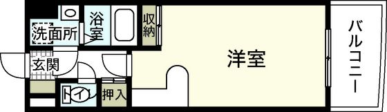 舟入FLATSの間取り画像