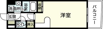 舟入FLATSの間取り画像