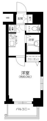 ロアール早稲田大学前弐番館の間取り画像