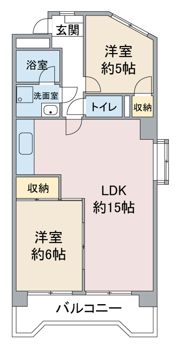 エレヴァールカズミの間取り画像