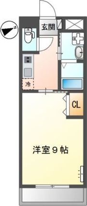 サンパレス東山崎の間取り画像