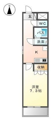 クレストールⅠの間取り画像